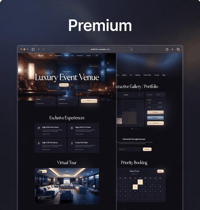 Premium plan example